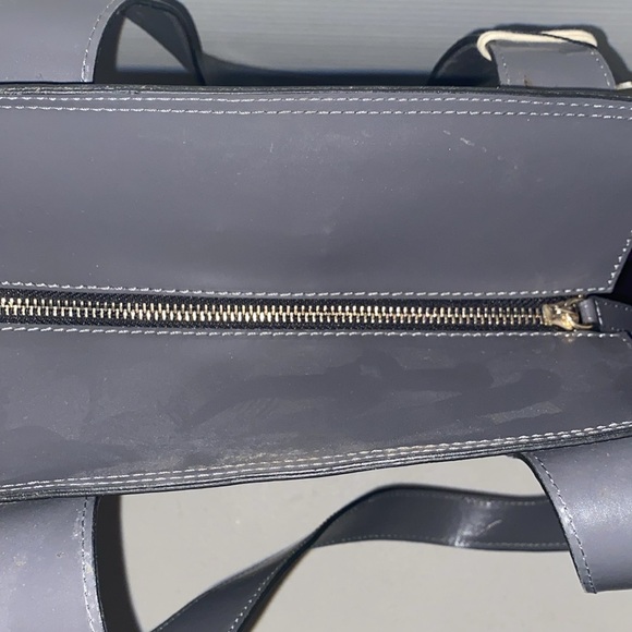 Plinio Visona Gray Purse - Leather Made in Italy - Picture 7 of 10